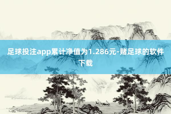 足球投注app累计净值为1.286元-赌足球的软件下载