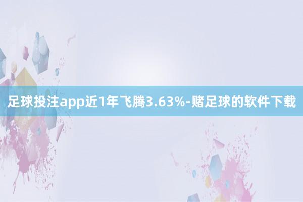 足球投注app近1年飞腾3.63%-赌足球的软件下载