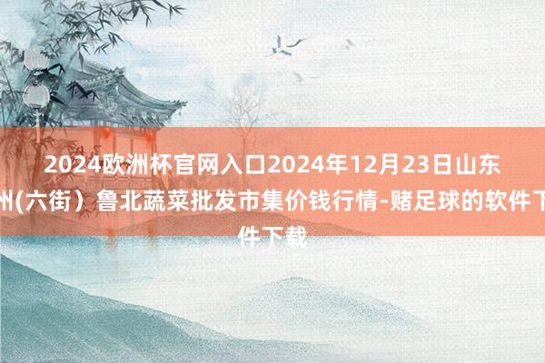 2024欧洲杯官网入口2024年12月23日山东滨州(六街）鲁北蔬菜批发市集价钱行情-赌足球的软件下载