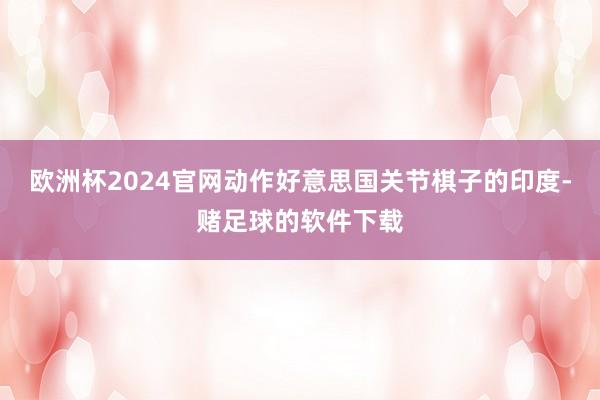 欧洲杯2024官网动作好意思国关节棋子的印度-赌足球的软件下载